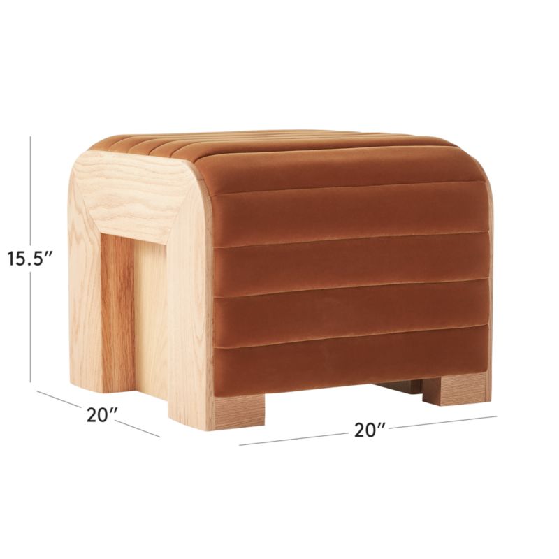 Hani Velvet Bench-20" thumbnail 5