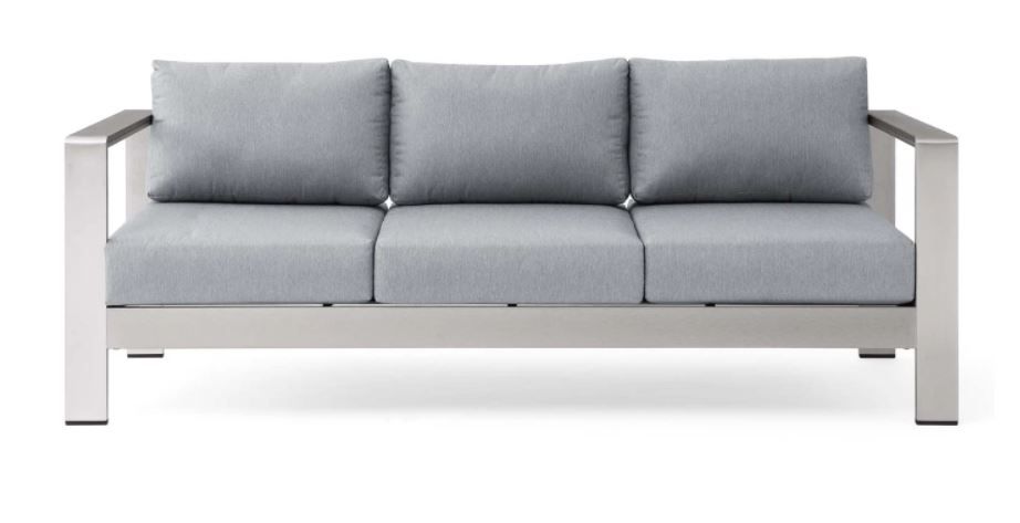 Rohe Outdoor Patio Aluminum Sofa
