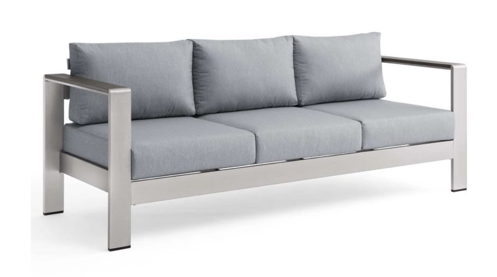 Rohe Outdoor Patio Aluminum Sofa thumbnail 2