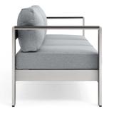 Rohe Outdoor Patio Aluminum Sofa thumbnail 3