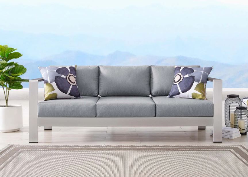 Rohe Outdoor Patio Aluminum Sofa thumbnail 4
