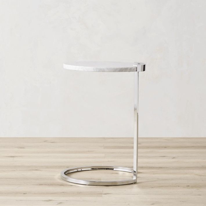 Marble And Metal Accent Table thumbnail 4