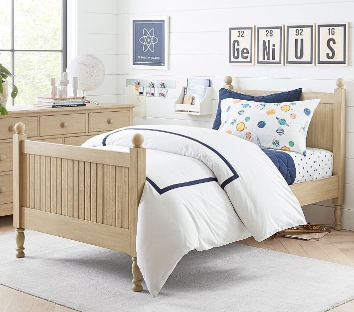 Catalina Square Bed Sand Twin thumbnail 2