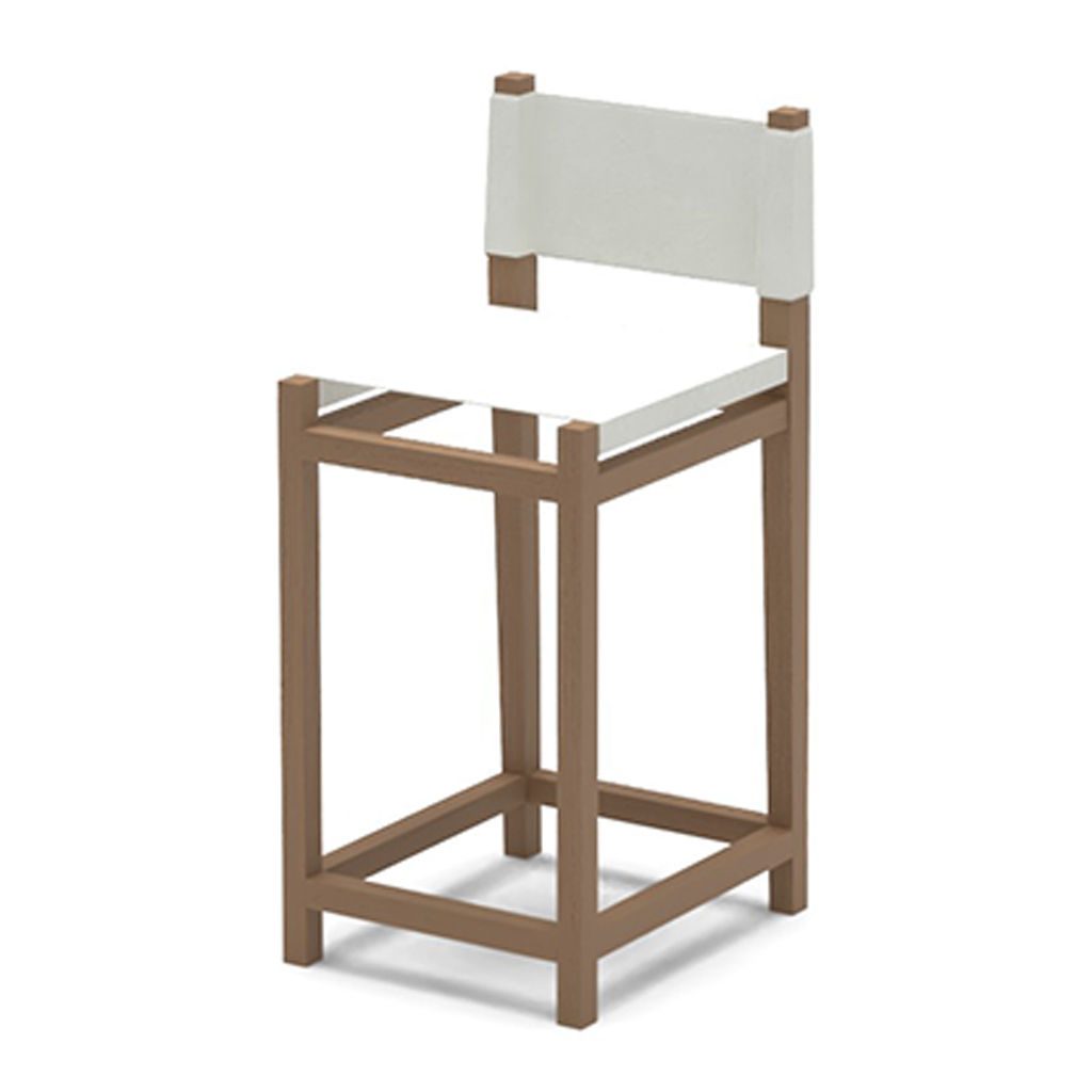 Segura Leather Bar Stool thumbnail 2