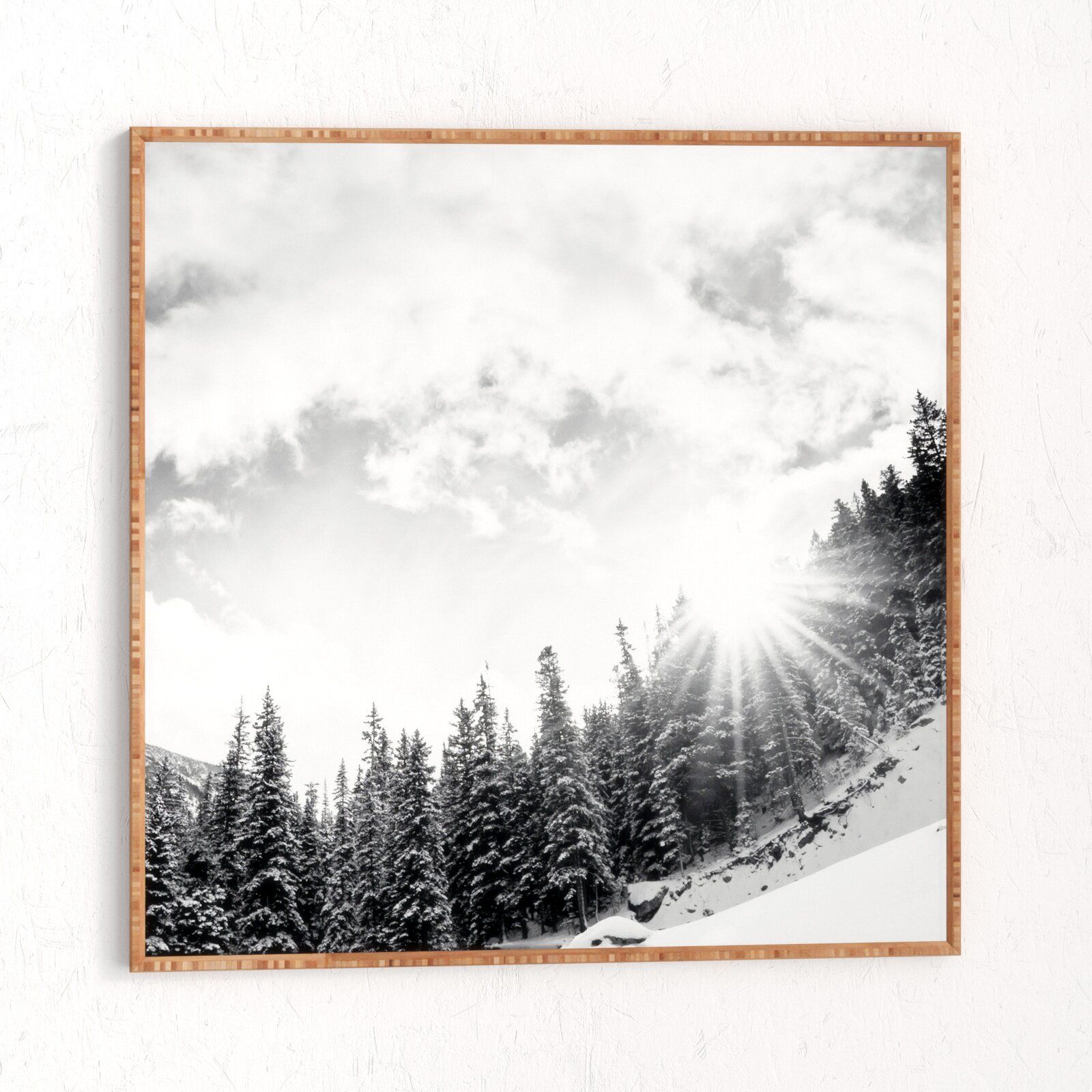 Mountain by Bird Wanna Whistle With frame 30"x30" thumbnail 2