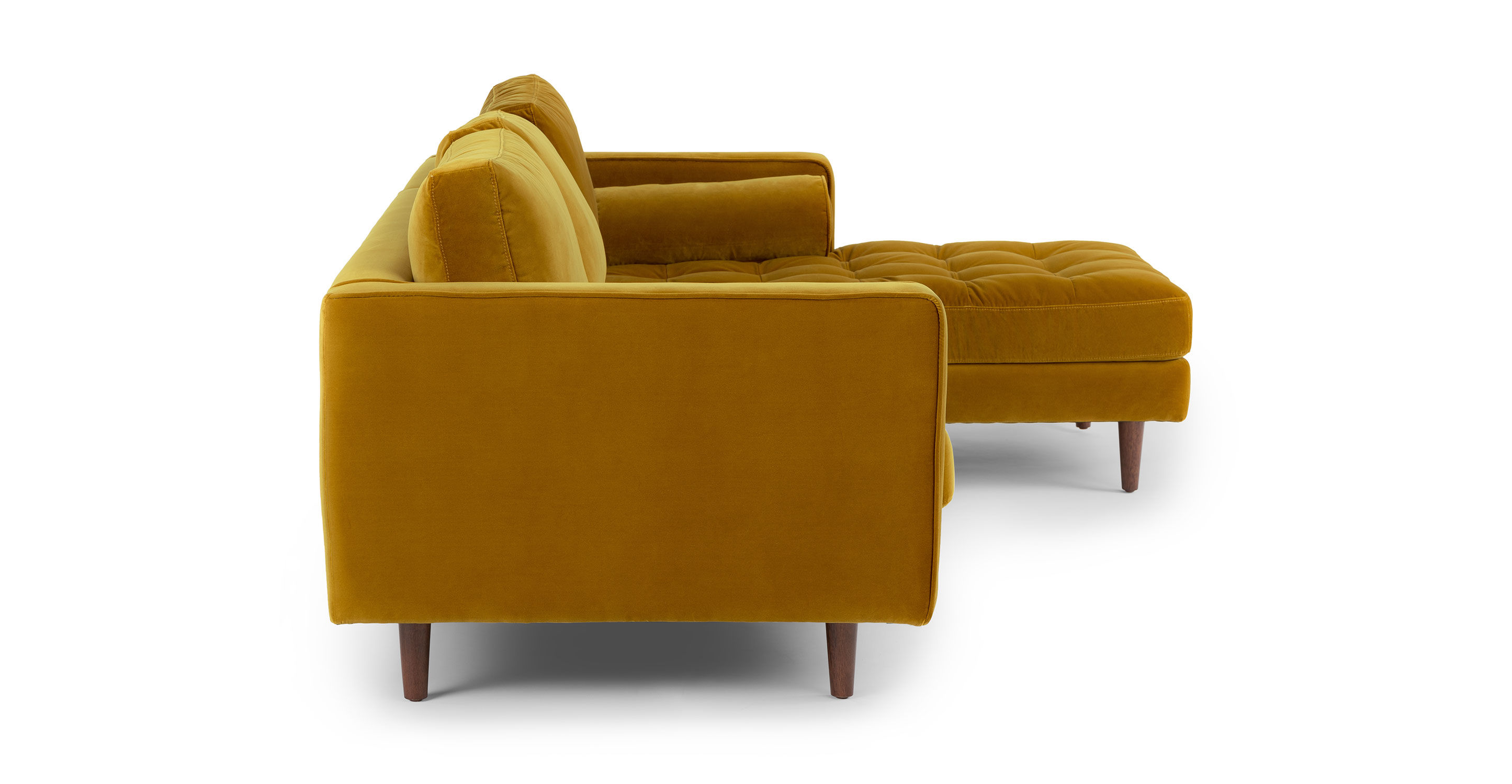 Sven Yarrow Gold Right Sectional Sofa thumbnail 4
