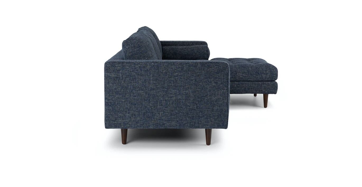 Sven Neptune Blue Right Sectional Sofa thumbnail 4