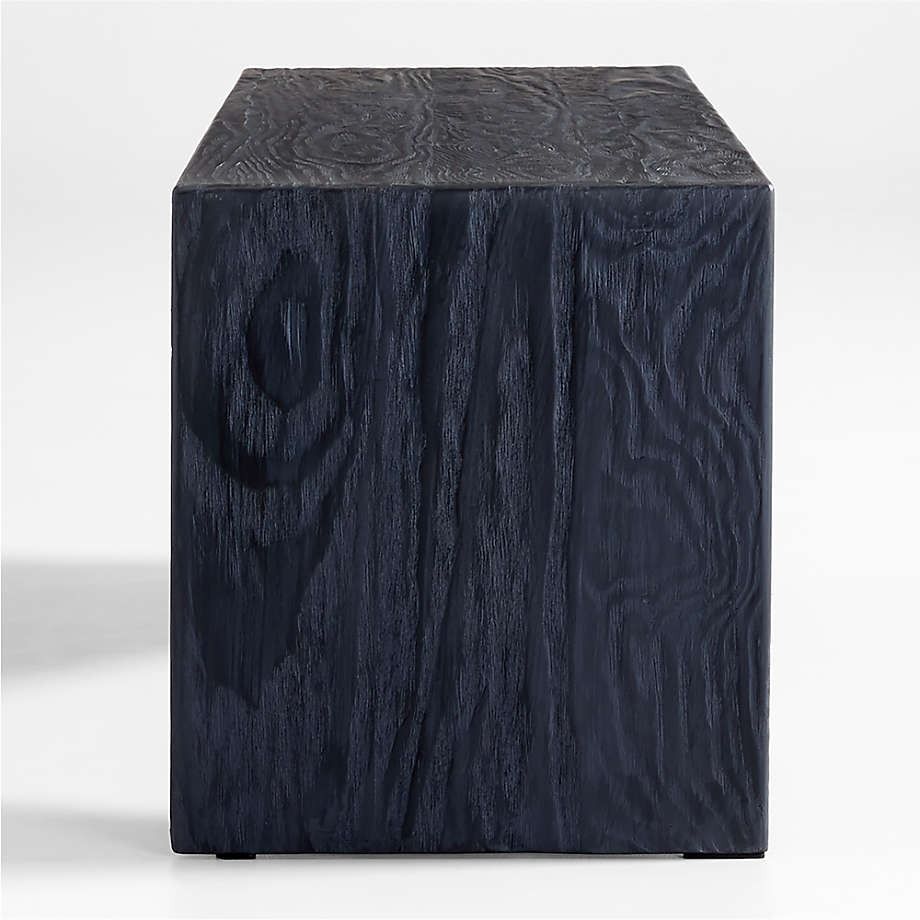 Nord Charcoal Wood Entryway Bench thumbnail 3