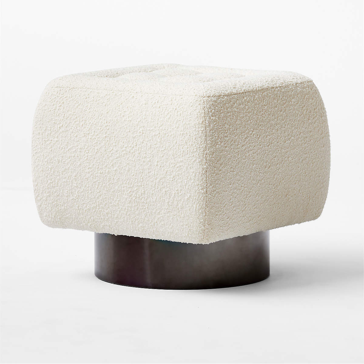 Fells Bounce Small Tufted Ottoman thumbnail 3