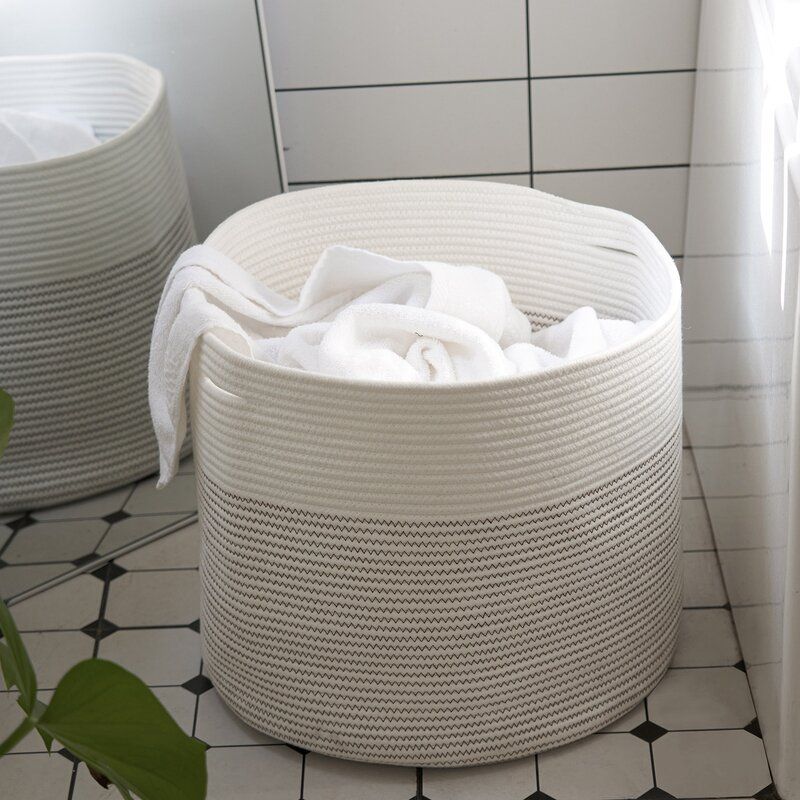 Pillow Storage Fabric Basket thumbnail 2