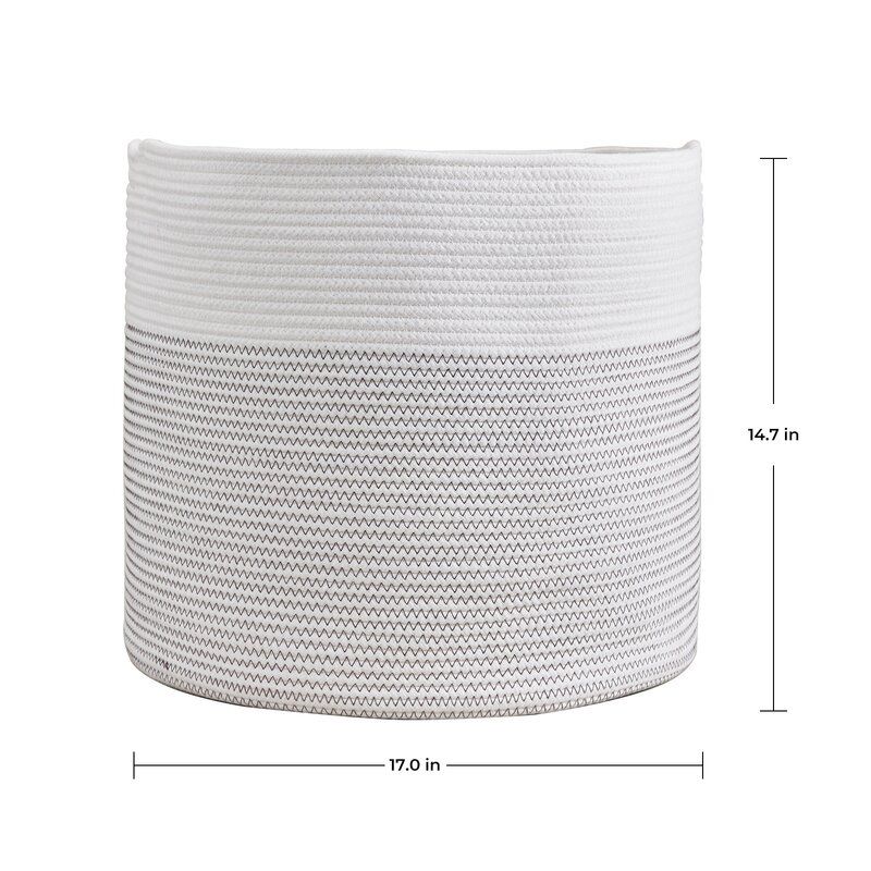 Pillow Storage Fabric Basket thumbnail 7