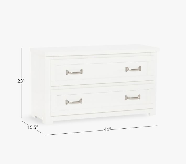 Belden End of Bed Dresser Simply White Twin thumbnail 7
