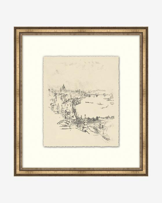 Etched City With Frame-17.75"X19.75 thumbnail 3