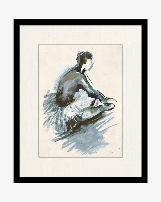 Ballerina Sketch 2 Framed 17"x21" thumbnail 3