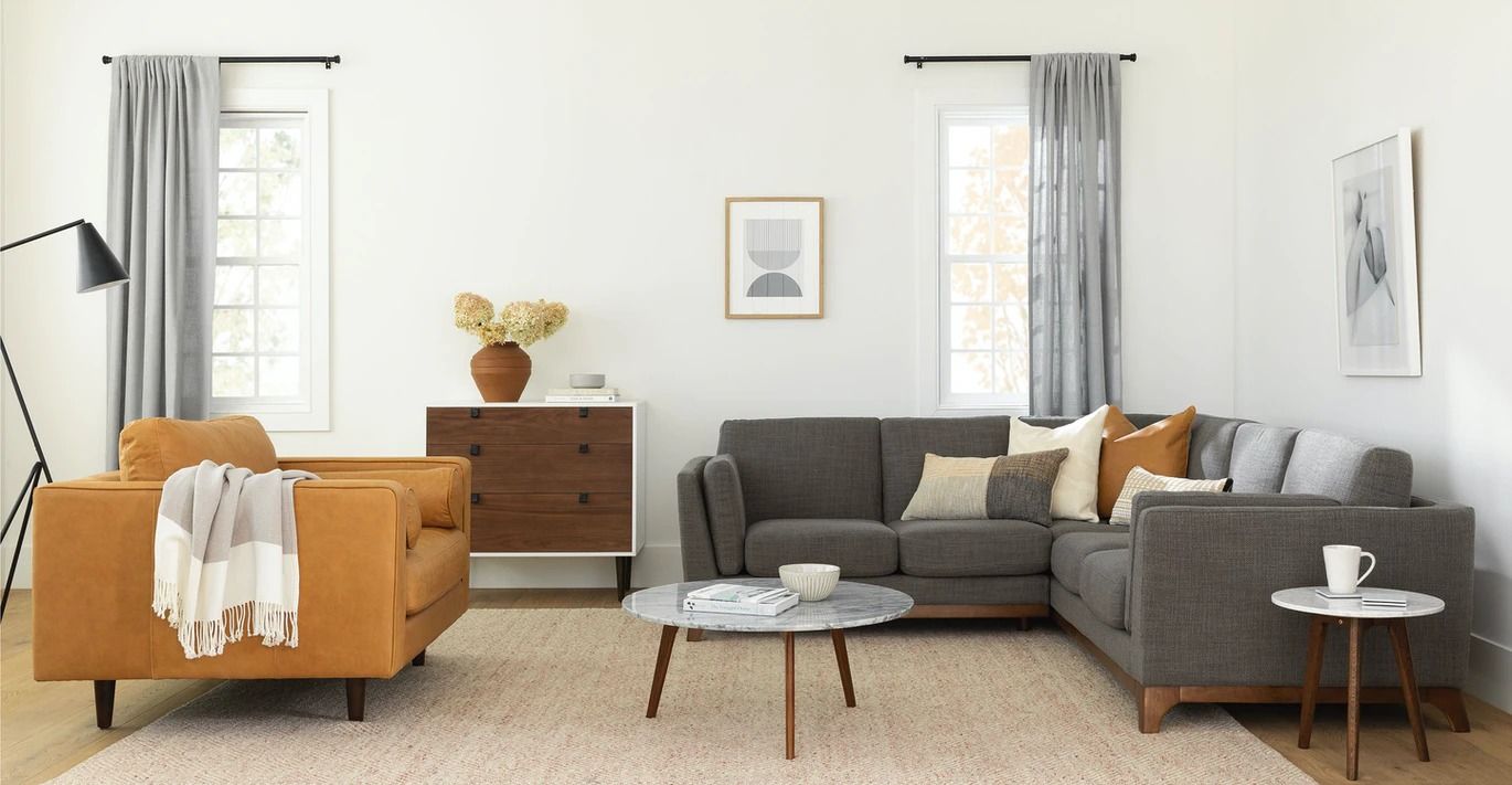 Ceni Pyrite Gray Corner Sectional thumbnail 2