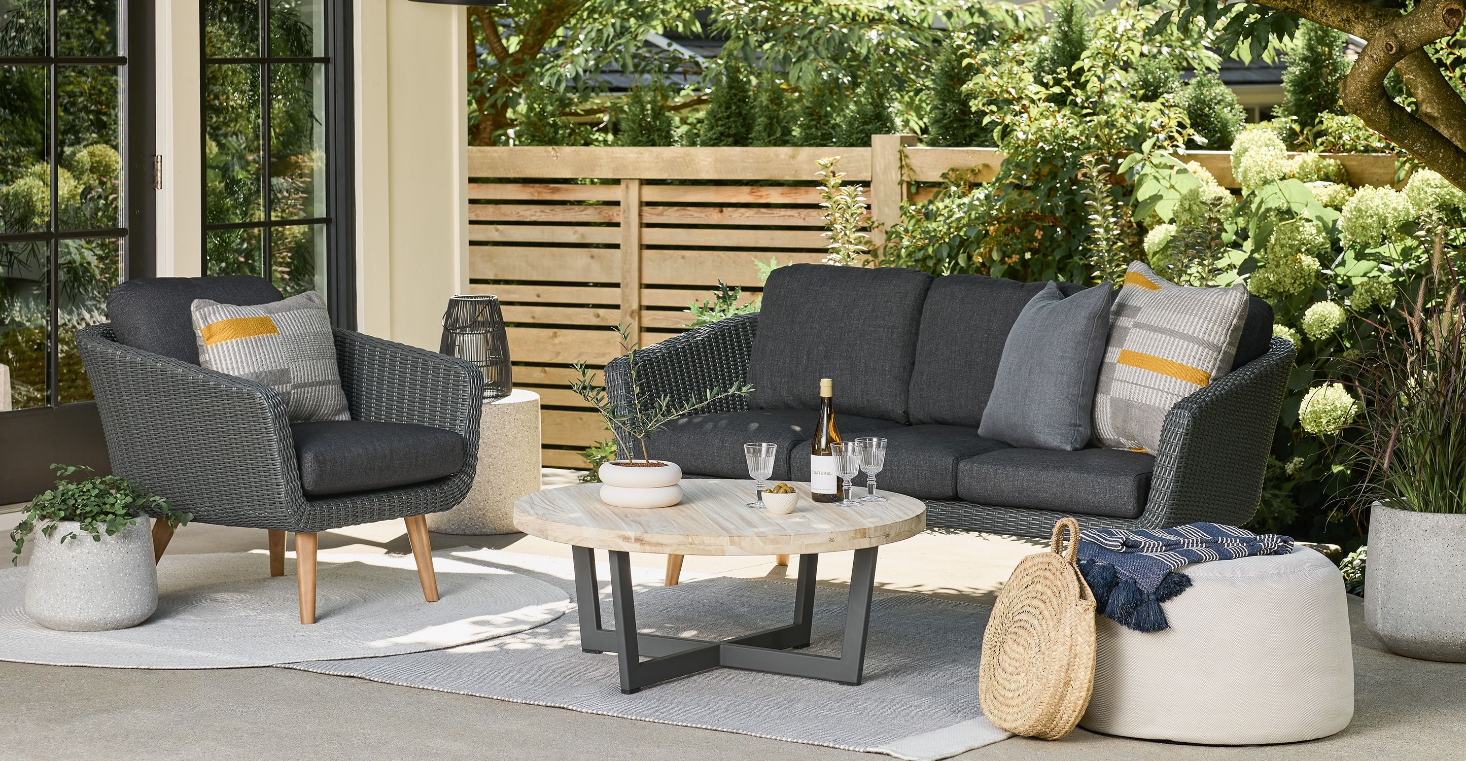 Ora Slate Gray Lounge Chair thumbnail 2