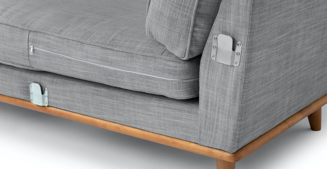 Timber Pebble Gray Left Sectional thumbnail 5