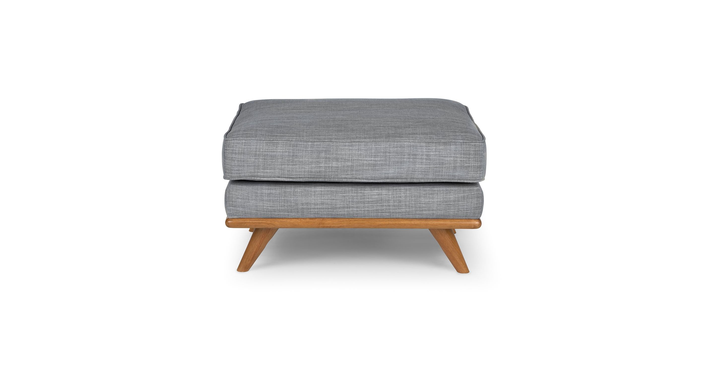 Timber Pebble Gray Ottoman thumbnail 3