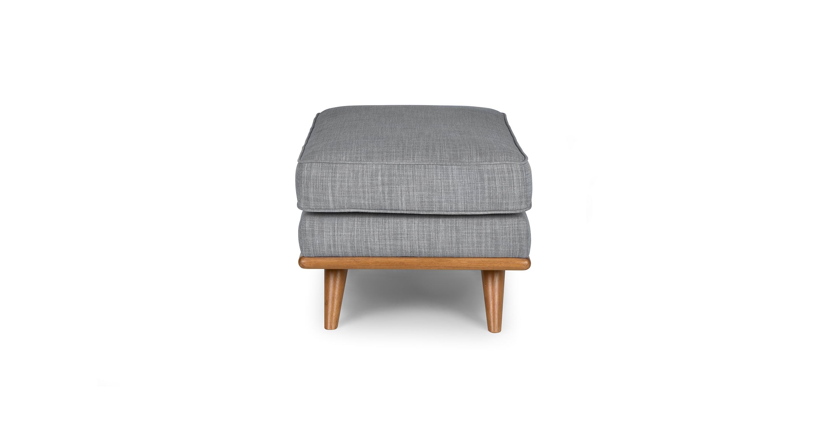 Timber Pebble Gray Ottoman thumbnail 4