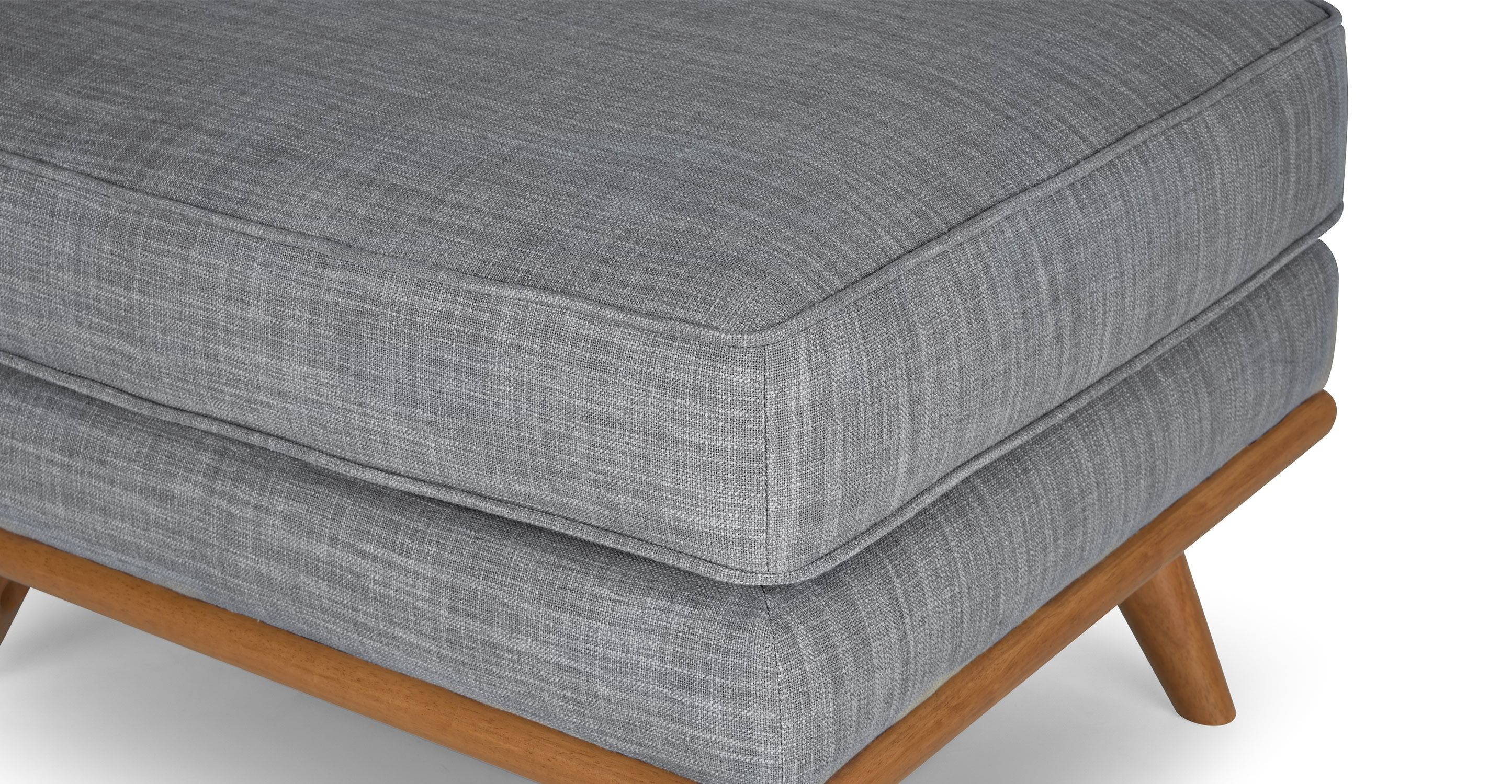 Timber Pebble Gray Ottoman thumbnail 6