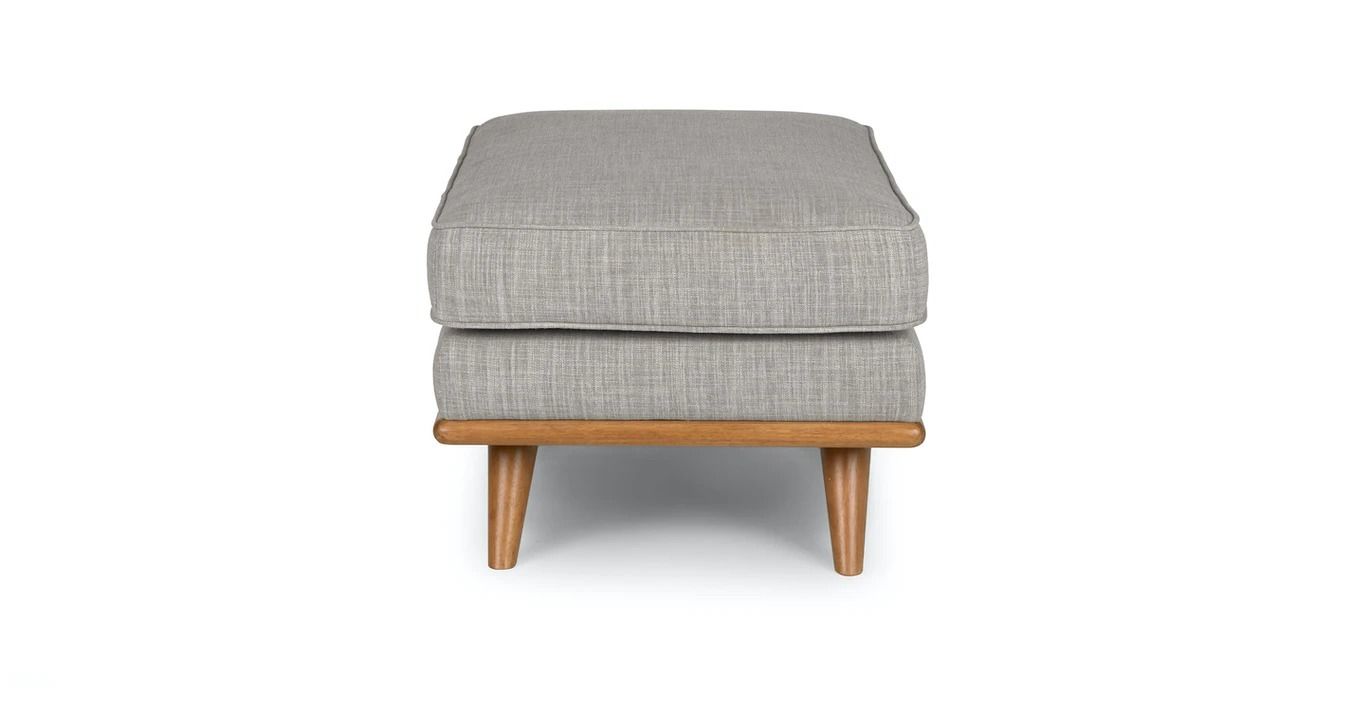 Timber Rain Cloud Gray Ottoman thumbnail 4
