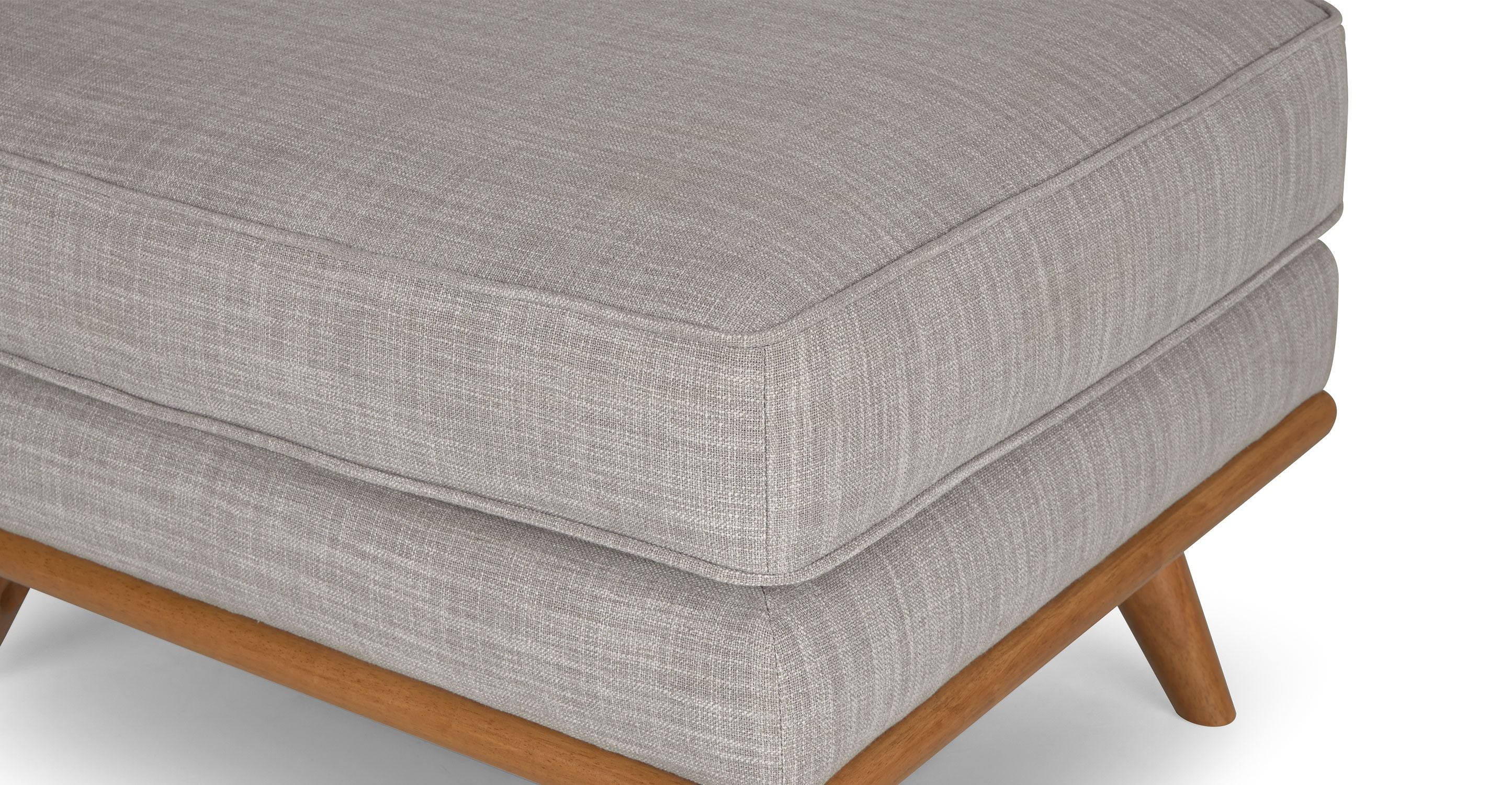 Timber Rain Cloud Gray Ottoman thumbnail 5