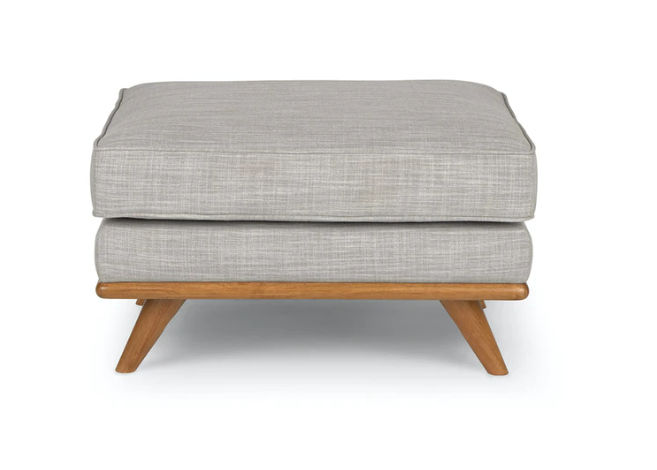 Timber Rain Cloud Gray Ottoman thumbnail 3
