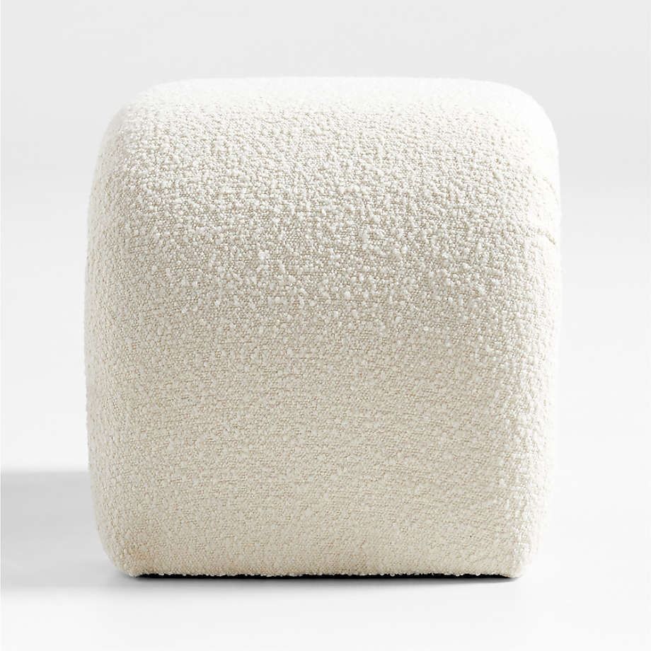 Martini Small Upholstered Ottoman by Leanne Ford thumbnail 4