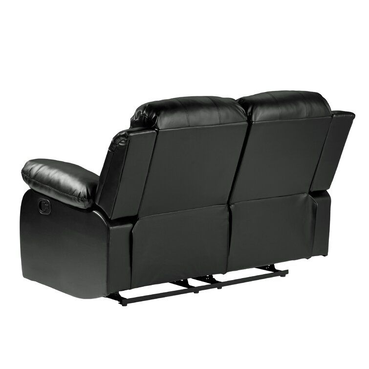 Malec Faux Leather Pillow Top Arm Reclining Loveseat thumbnail 5