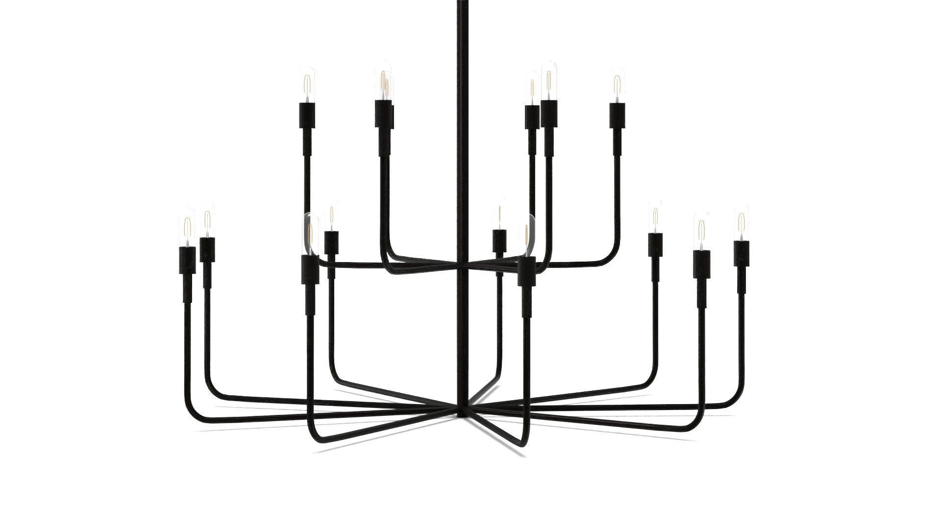 Brianna 15 Light Candle Style Tiered Chandelier thumbnail 2
