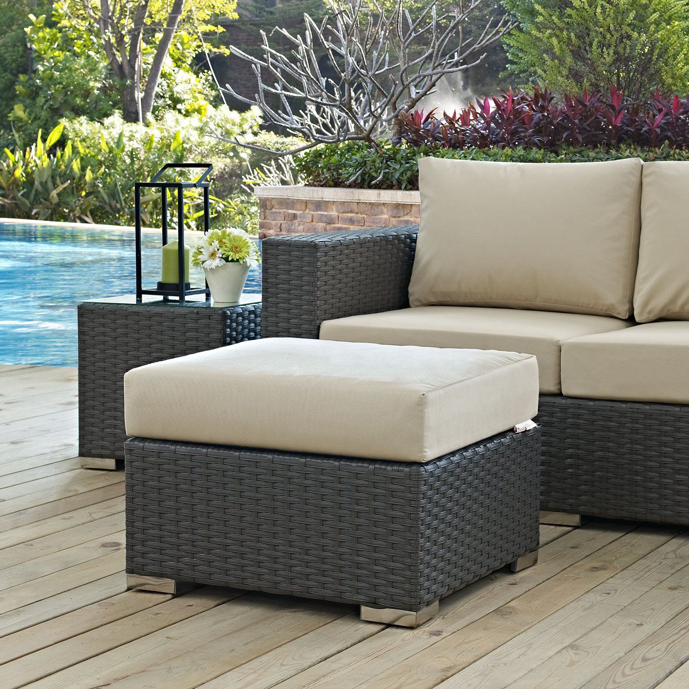 Sorno Outdoor Ottoman thumbnail 3