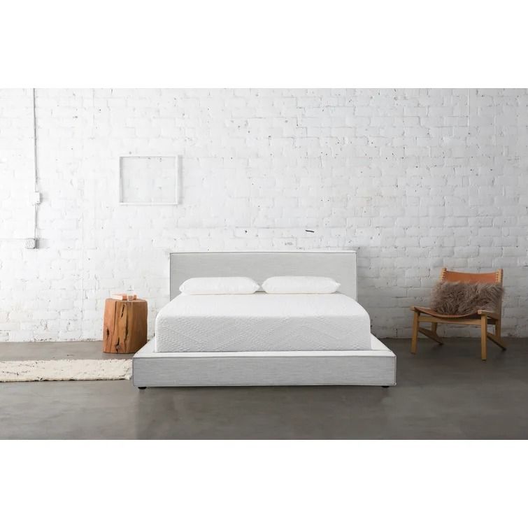 Pixel Upholstered Low Profile Platform Bed King thumbnail 2