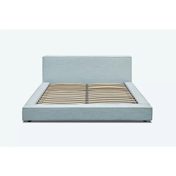 Pixel Upholstered Low Profile Platform Bed King thumbnail 3