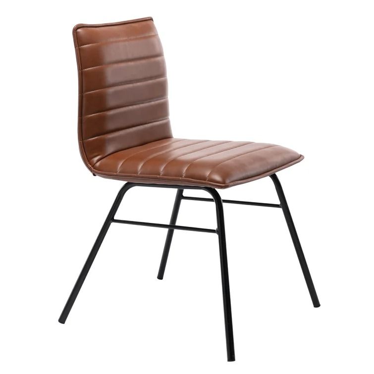 Zakariya Side Chair in Brown thumbnail 3