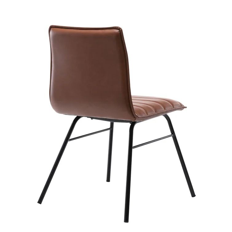 Zakariya Side Chair in Brown thumbnail 4