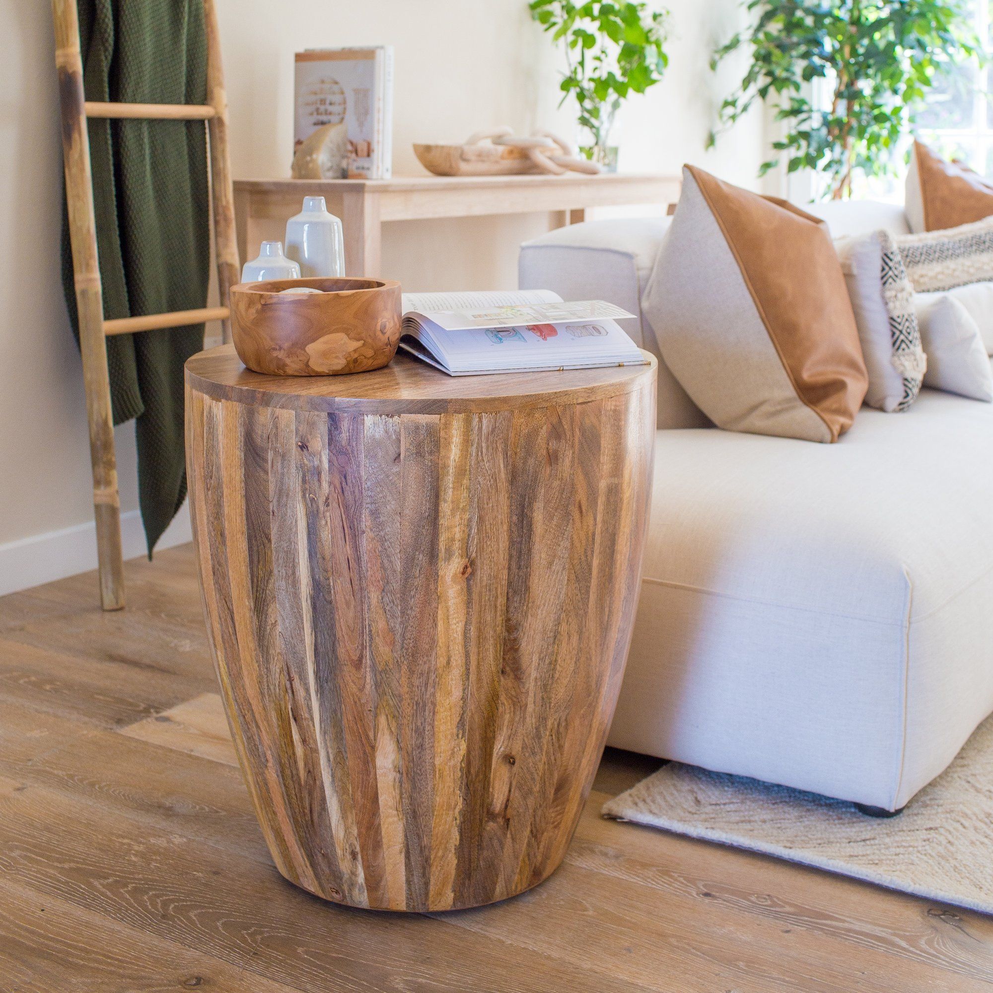 Goa Side Table-Natural thumbnail 2