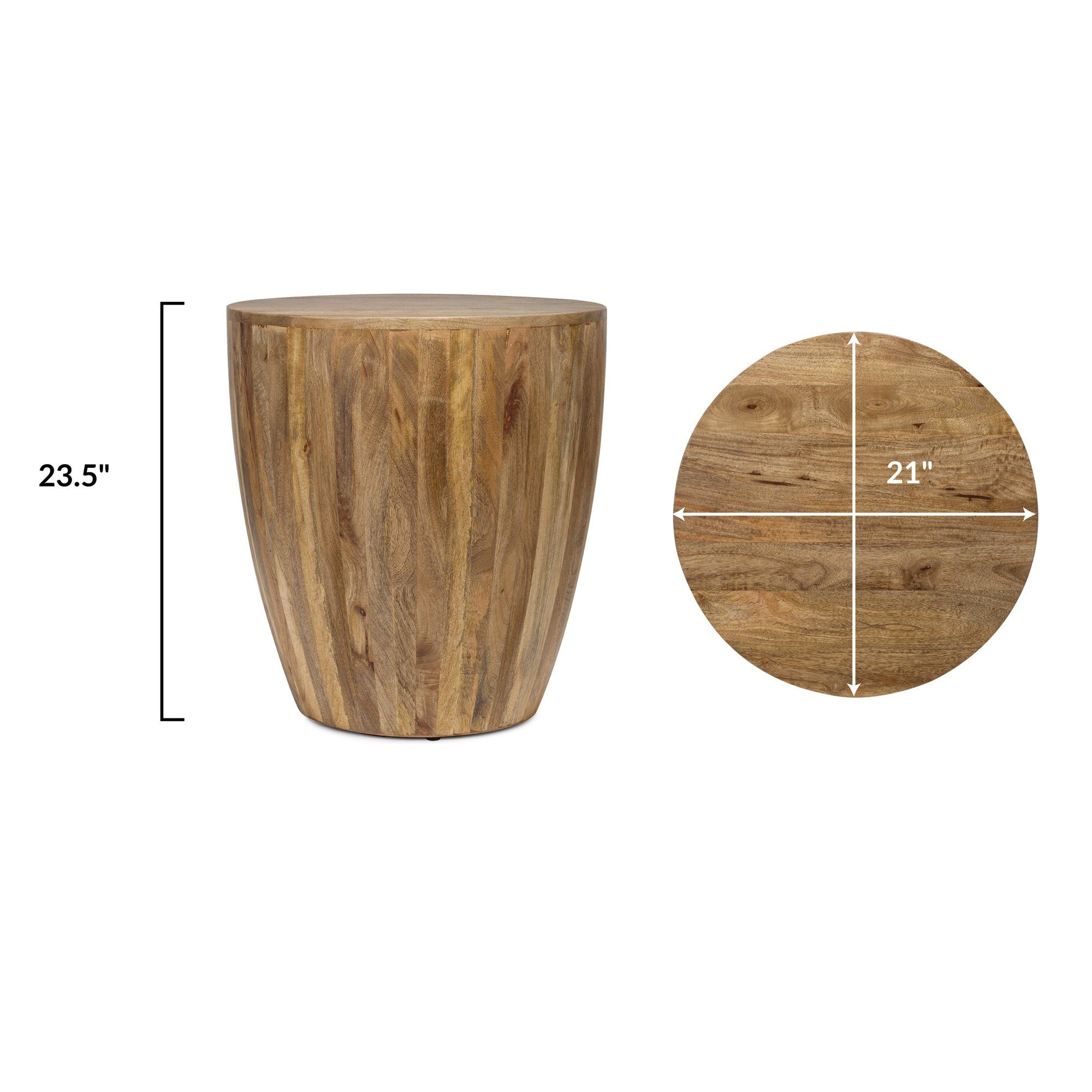 Goa Side Table-Natural thumbnail 4