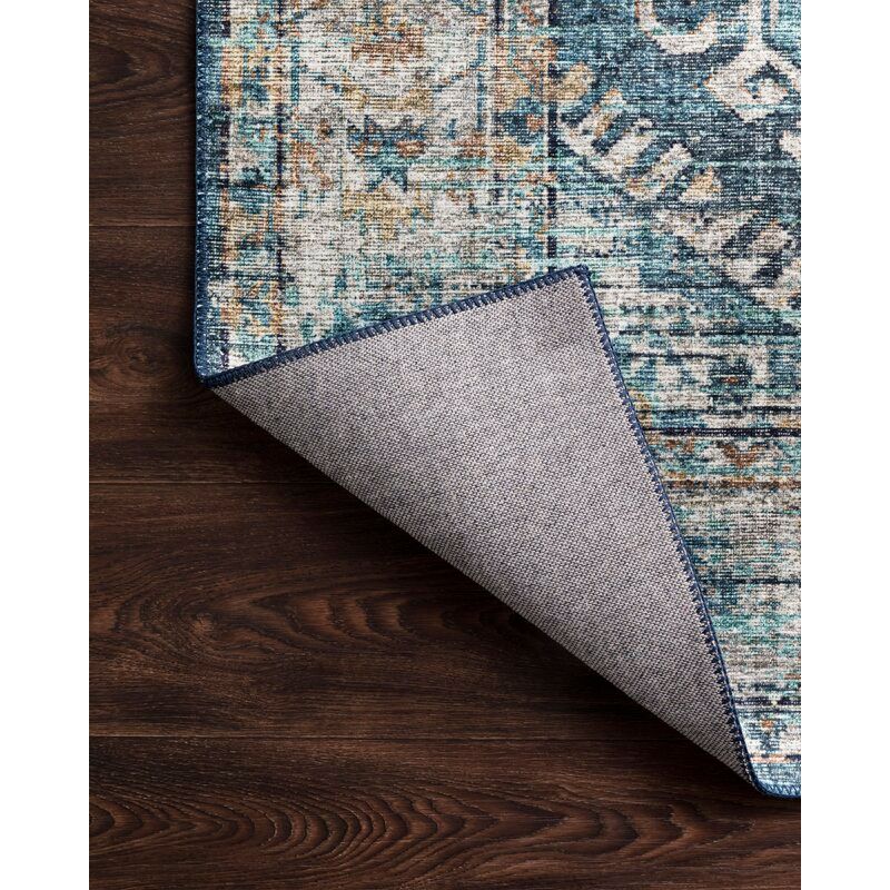 Gelo Denim Gray Area Rug-2'6"x10' thumbnail 3
