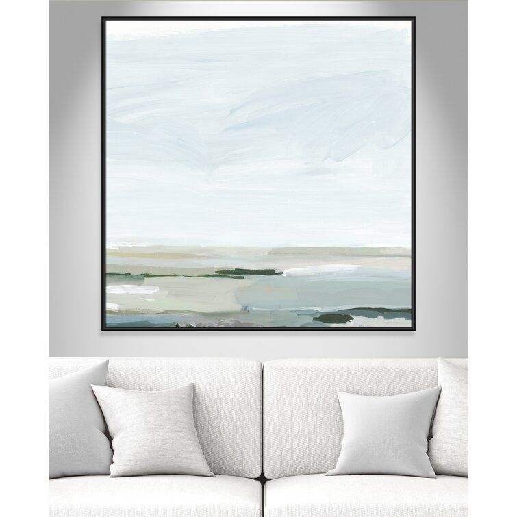 Pure Stillness Painting Print on Canvas with Frame-46.5"x46.5" thumbnail 4