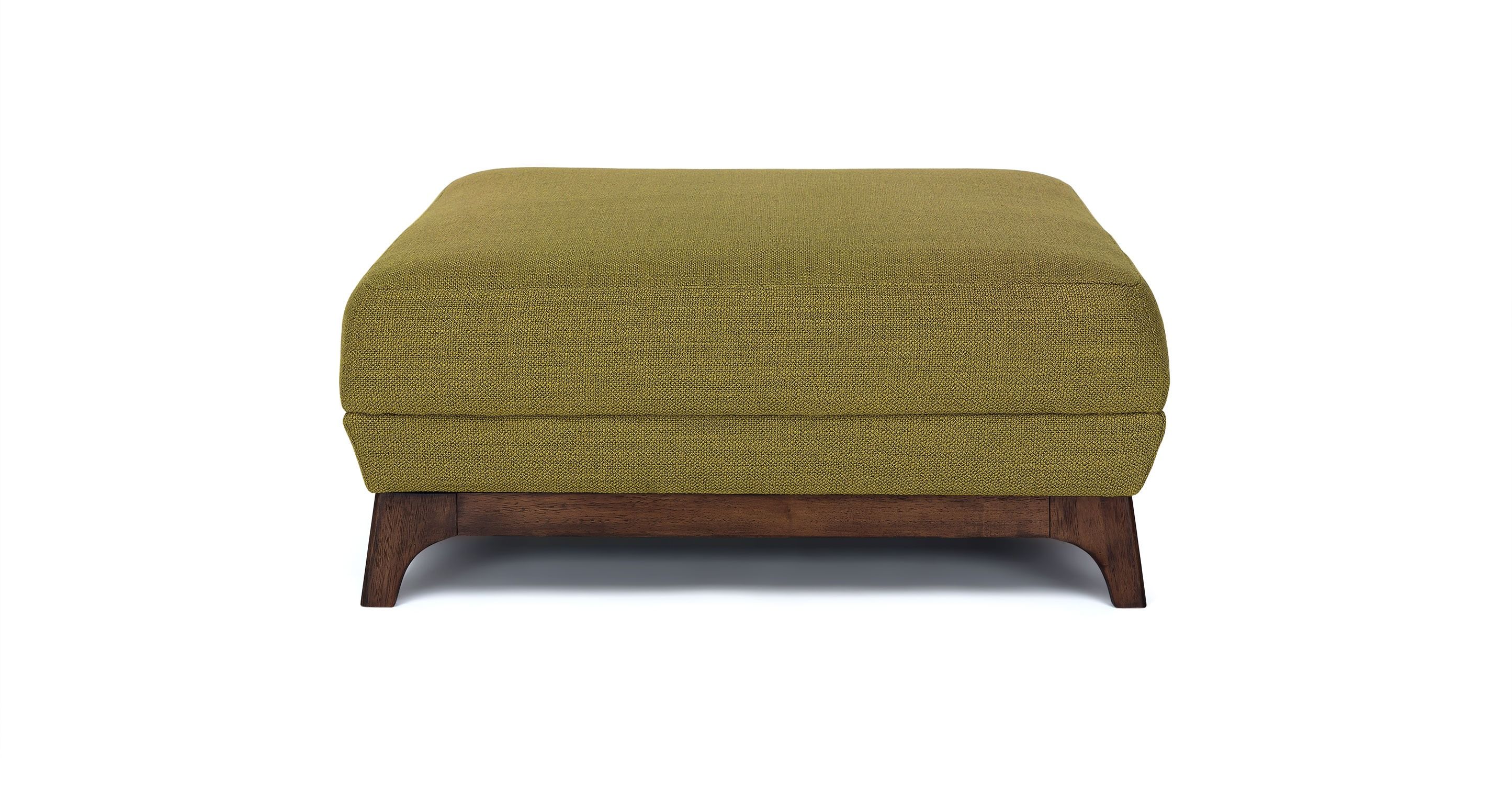 Ceni Seagrass Green Ottoman thumbnail 2