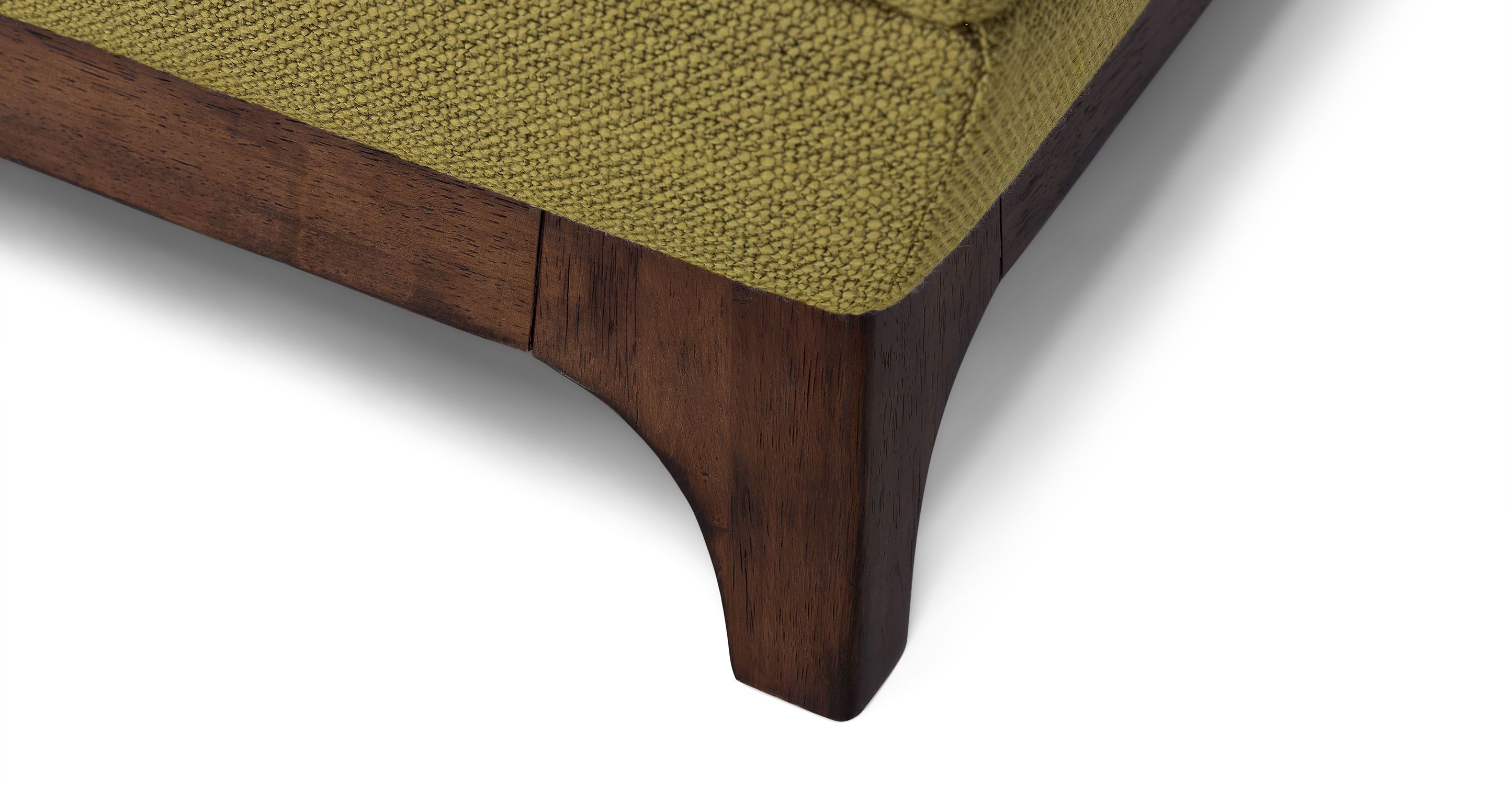 Ceni Seagrass Green Ottoman thumbnail 3