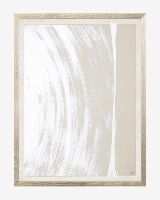 Beige Abstract 4 With Frame-25"x33" thumbnail 2