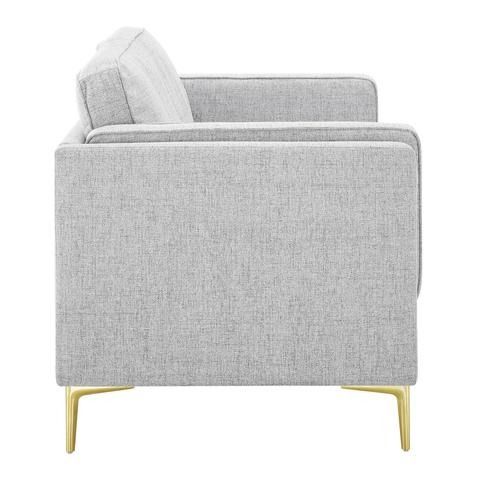 Aiyla Fabric Sofa - Light Grey thumbnail 4