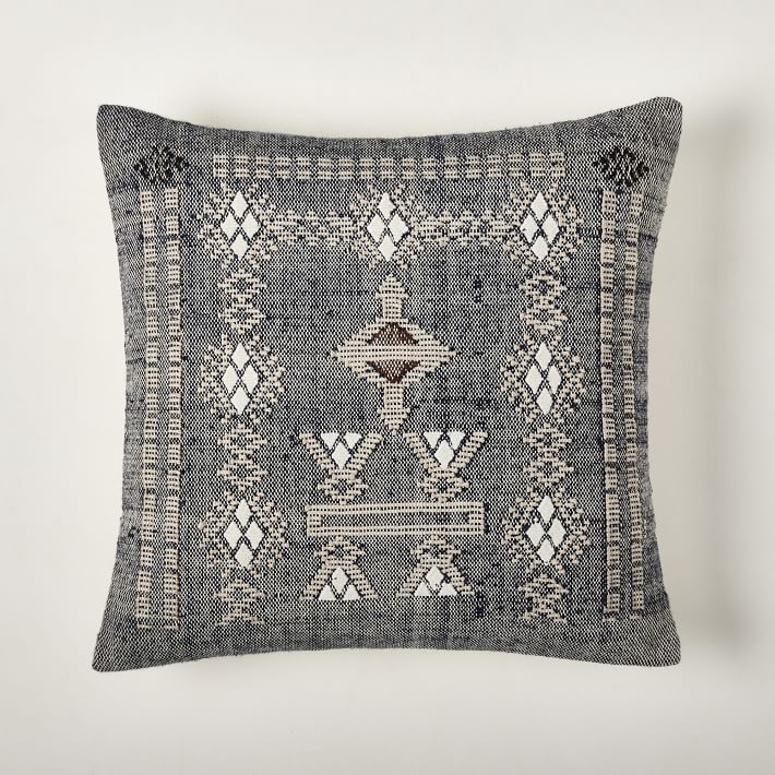 Moroccan Woven Pillow Cover No insert 20"x20" thumbnail 2