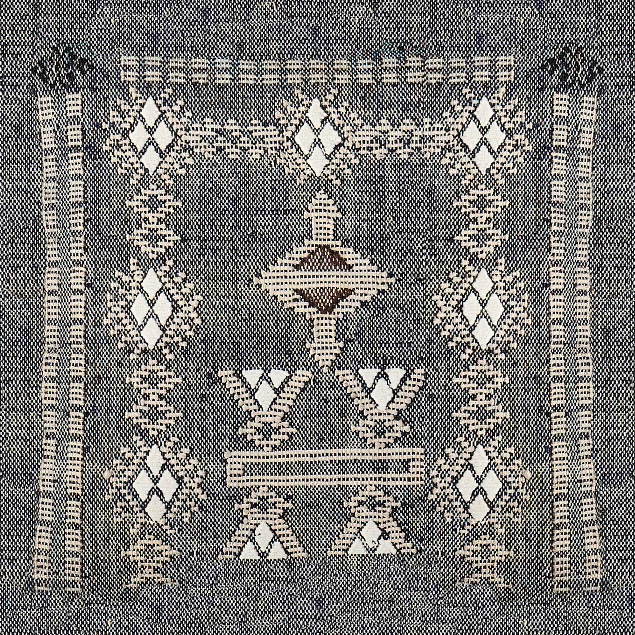 Moroccan Woven Pillow Cover No insert 20"x20" thumbnail 5