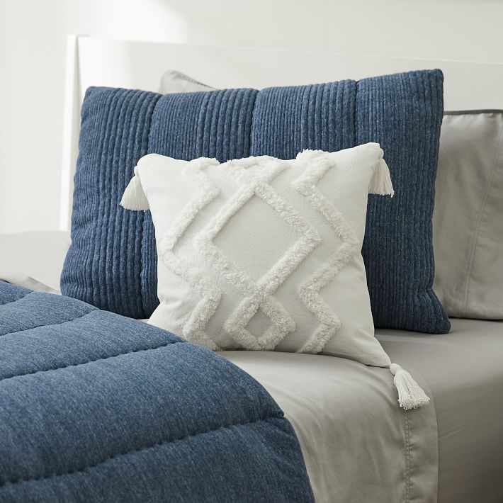 Ashlyn Tufted Pillow Cover No Insert 16"x16" thumbnail 2