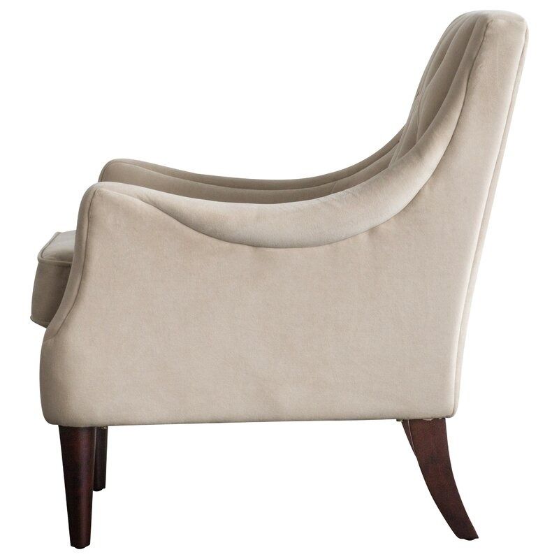 Brianna Wide Tufted Armchair thumbnail 4