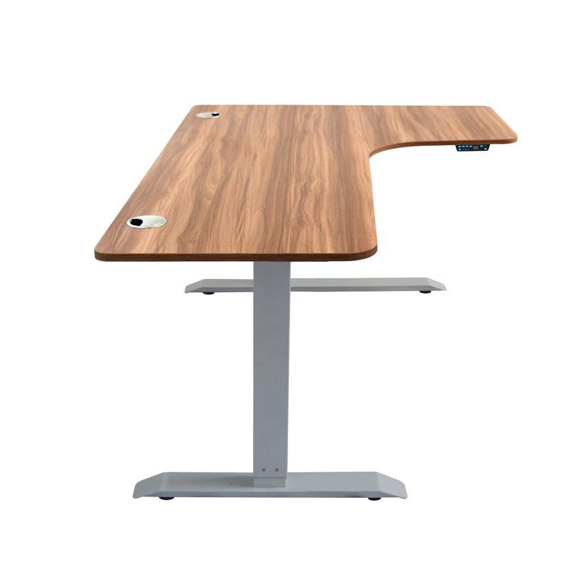 Elef Height Adjustable L Shape Standing Desk thumbnail 2