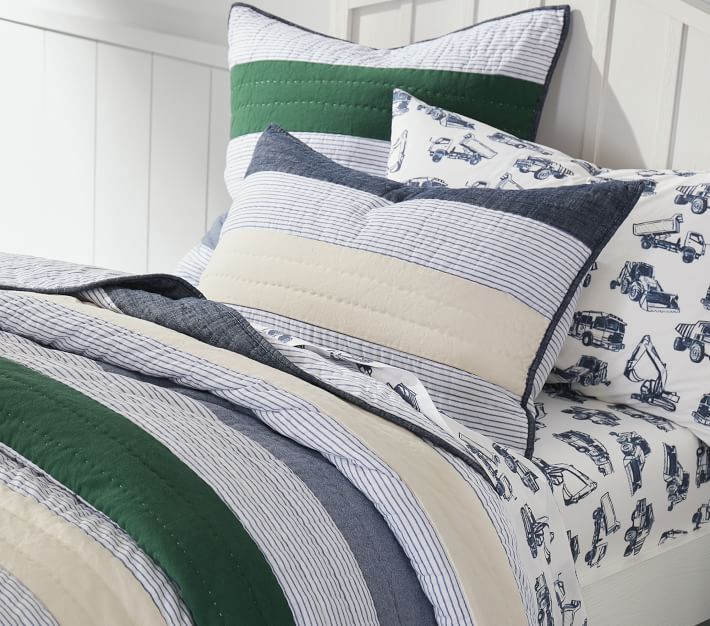 Maddox Stripe Sham No Insert 26"x20" thumbnail 3
