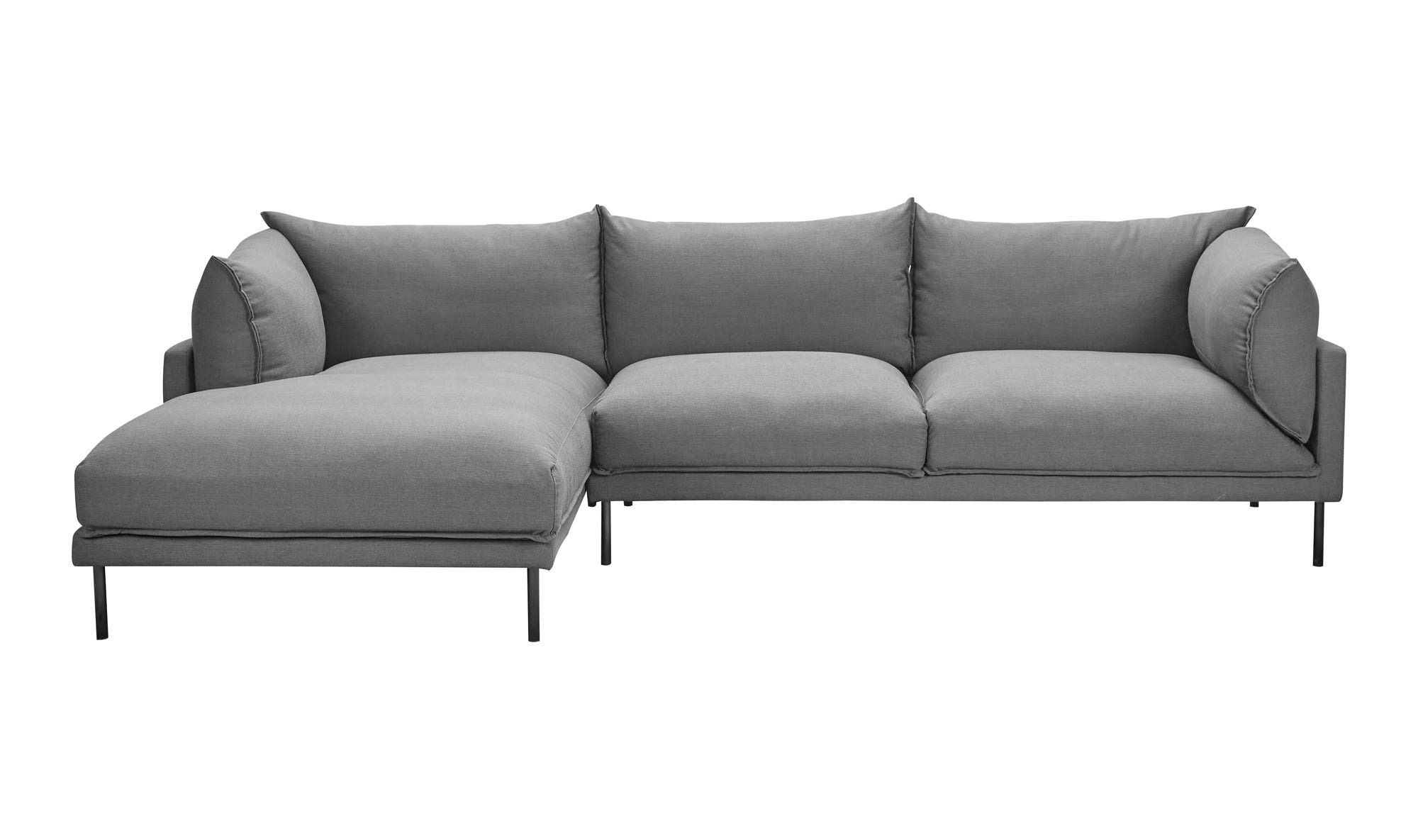 Carmen Left Facing Sectional - Grey thumbnail 2